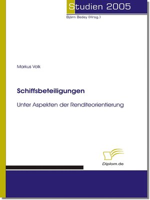 cover image of Schiffsbeteiligungen